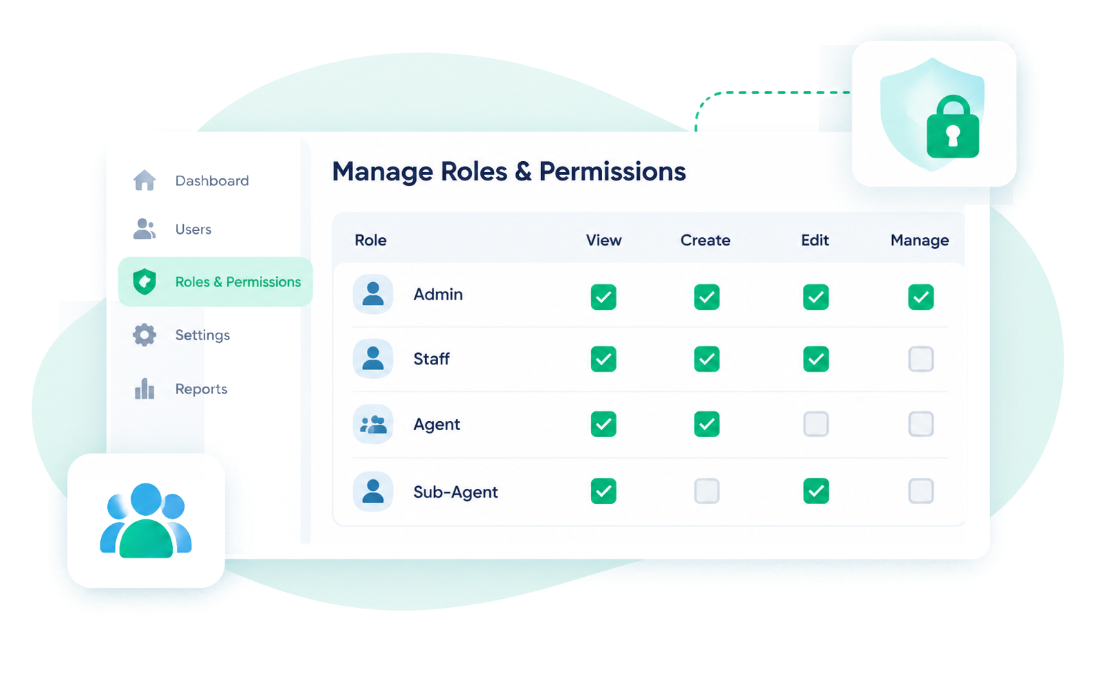 Role & Permission Management - Insuraa